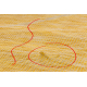 Teppich SISAL PATIO 3075 flach gewebt gelb / beige - ZWEITKLASSIGES PRODUKT