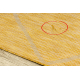 Teppich SISAL PATIO 3075 flach gewebt gelb / beige - ZWEITKLASSIGES PRODUKT