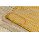 Teppich SISAL PATIO 3075 flach gewebt gelb / beige - ZWEITKLASSIGES PRODUKT