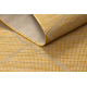 Teppich SISAL PATIO 3075 flach gewebt gelb / beige - ZWEITKLASSIGES PRODUKT