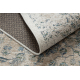 Wool carpet ANTIGUA 518 75 JK100 OSTA - Flowers, vintage, flat-woven beige