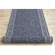 Alfombra de pasillo con refuerzo de goma GREK griego, antideslizante gris