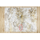Tapis BLISS Z218AZ237 crème / doré, Fleurs, moderne, structurel - PRODUIT DE DEUXIÈME QUALITÉ