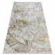 Tapis BLISS Z218AZ237 crème / doré, Fleurs, moderne, structurel - PRODUIT DE DEUXIÈME QUALITÉ