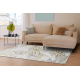 Tapis BLISS Z218AZ237 crème / doré, Fleurs, moderne, structurel - PRODUIT DE DEUXIÈME QUALITÉ