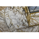 Tapis BLISS Z218AZ237 crème / doré, Fleurs, moderne, structurel - PRODUIT DE DEUXIÈME QUALITÉ