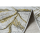 Tapis BLISS Z218AZ237 crème / doré, Fleurs, moderne, structurel - PRODUIT DE DEUXIÈME QUALITÉ