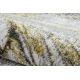 Tapis BLISS Z218AZ237 crème / doré, Fleurs, moderne, structurel - PRODUIT DE DEUXIÈME QUALITÉ