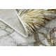Tapis BLISS Z218AZ237 crème / doré, Fleurs, moderne, structurel - PRODUIT DE DEUXIÈME QUALITÉ
