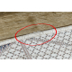 Tapis SIZAL SION Géométrique, Triangles 3006 tissé à plat ecru / rose - PRODUIT DE DEUXIÈME QUALITÉ