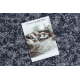 Läufer Antirutsch ROMANTIC Ornament, rutschfest grau 80 cm