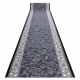 Runner anti-slip ROMANTIC gum Ornament grey 90cm