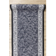 Runner anti-slip ROMANTIC gum Ornament grey 90cm