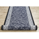 Runner anti-slip ROMANTIC gum Ornament grey 90cm