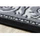 Runner anti-slip ROMANTIC gum Ornament grey 90cm
