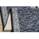 Runner anti-slip ROMANTIC gum Ornament grey 90cm