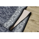 Runner anti-slip ROMANTIC gum Ornament grey 90cm