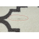 Dywan SKETCH - F343 krem / szara koniczyna marokańska trellis - 2 GATUNEK