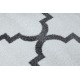 Carpet SKETCH - F343 cream/grey trellis - SECOND-RATE PRODUCT