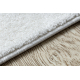 Tappeto SKETCH - F343 crema / grigio marocco trifoglio trellis - PRODOTTO DI SECONDO GRADO
