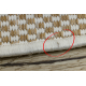 Alfombra sisal SION Marco 21782 Tejido plano ecru / beige - PRODUCTO DE SEGUNDA CLASE