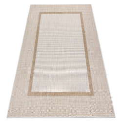 Matta SISAL SION Ram 21782 Platt vävd ekru / beige - ANDRA-KLASSEN PRODUKT