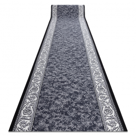 Pogumovaný běhoun ROMANTIC Ornament, protiskluzový šedá 100cm