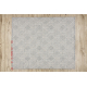 Tapijt JERSEY 19231 grijs - Geometrisch structureel, lus BOHO - TWEEDE-KLASSE PRODUCT