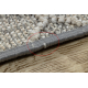 Tapis JERSEY 19231 gris - géométrique structurelles, boucle BOHO - PRODUIT DE DEUXIÈME QUALITÉ