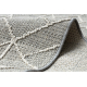 Tappeto JERSEY 19231 grigio - Geometrico strutturali, loop BOHO - PRODOTTO DI SECONDO GRADO 