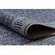 Runner anti-slip GREK, greek gum Ornament grey 90cm