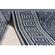 Runner anti-slip GREK, greek gum Ornament grey 90cm