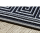 Runner anti-slip GREK, greek gum Ornament grey 90cm