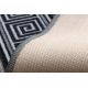 Runner anti-slip GREK, greek gum Ornament grey 90cm
