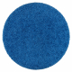 SHAGGY tapijt EFES s001 cirkel blauw 