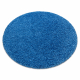 SHAGGY tapijt EFES s001 cirkel blauw 