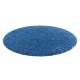 SHAGGY tapijt EFES s001 cirkel blauw 