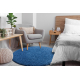 SHAGGY tapijt EFES s001 cirkel blauw 