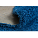 SHAGGY tapijt EFES s001 cirkel blauw 