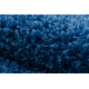 SHAGGY tapijt EFES s001 cirkel blauw 