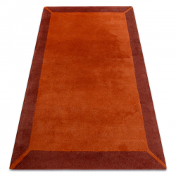 Tappeto TERRY 4760797 Cornice terracotta / bordeaux