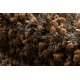 Tapis SHAGGY TAUPE D-280 marron / beige 