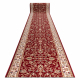 Runner Wool NAIN Ornament, flowers 144 51066 claret / beige