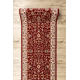 Runner Wool NAIN Ornament, flowers 144 51066 claret / beige