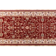 Runner Wool NAIN Ornament, flowers 144 51066 claret / beige