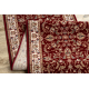 Runner Wool NAIN Ornament, flowers 144 51066 claret / beige