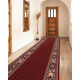 Uld løber NAIN Pynt 7500 51046 rødbrun / beige 