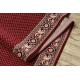 Runner Wool NAIN Ornament 7500 51046 claret / beige