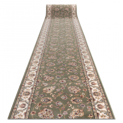 Uld løber NAIN Blomster 7338 51088 grøn / beige 