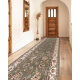 Läufer Wolle NAIN Blumen 7338 51088 grün / beige